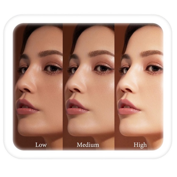 Behaesty Makeup Bag, LED Light Mirror with 3 Color Settings / Rose Gold / NIB - Picture 3 of 4